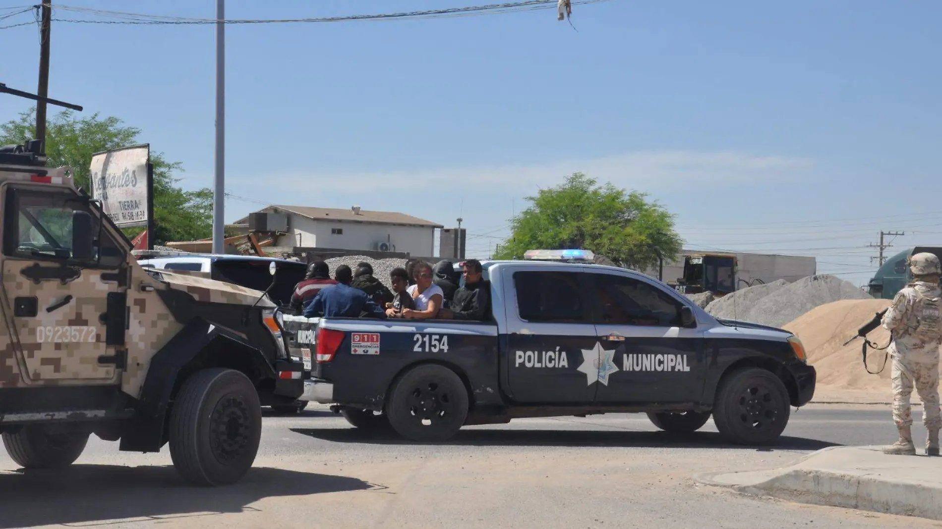 Los cinco detenidos por los 137 migrantes secuestrados el pasado 6 de mayo en la colonia Mezquite